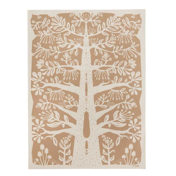 Bungalow plakat - papercut tree desert