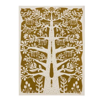 Bungalow plakat - papercut tree sage