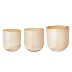 Bungalow hurricane / potte - champagne