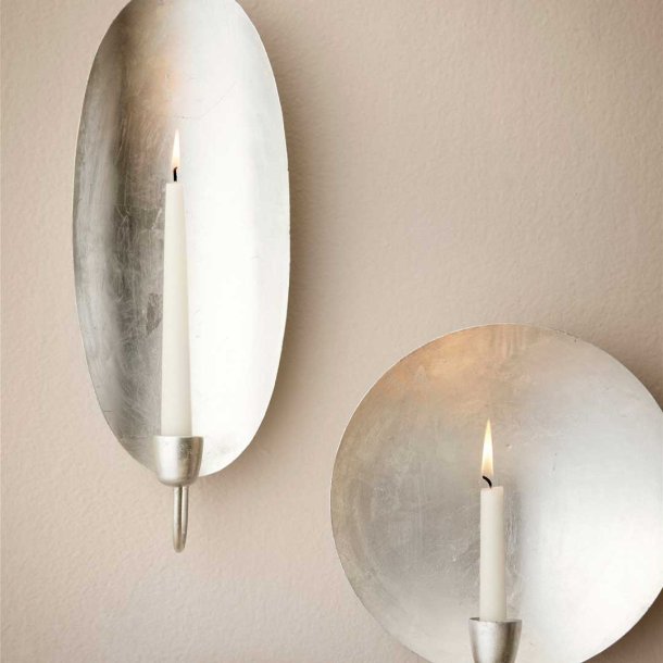 Vglysestage - Silver oval wall light