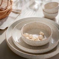 Bungalow Soul frokosttallerken 2 stk - Cream