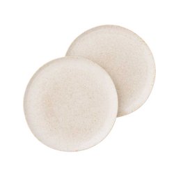 Bungalow Soul frokosttallerken 2 stk - Cream
