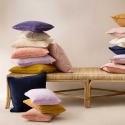 Pudebetrk velour 50x50 - Velvet Buckthorn