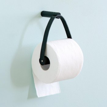 Ekta toiletrulleholder - sort eg