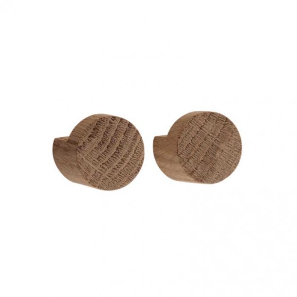 Ekta wood knot small 2 stk - oiled