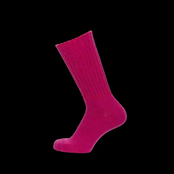 Cai uldstrmper i bld og varm uld - cerise