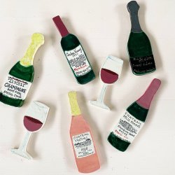 Vinflasker til vggen - unika keramik