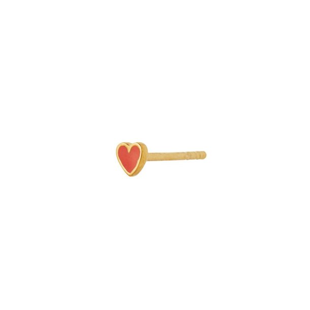 Stine A �rering - Petit love heart coral