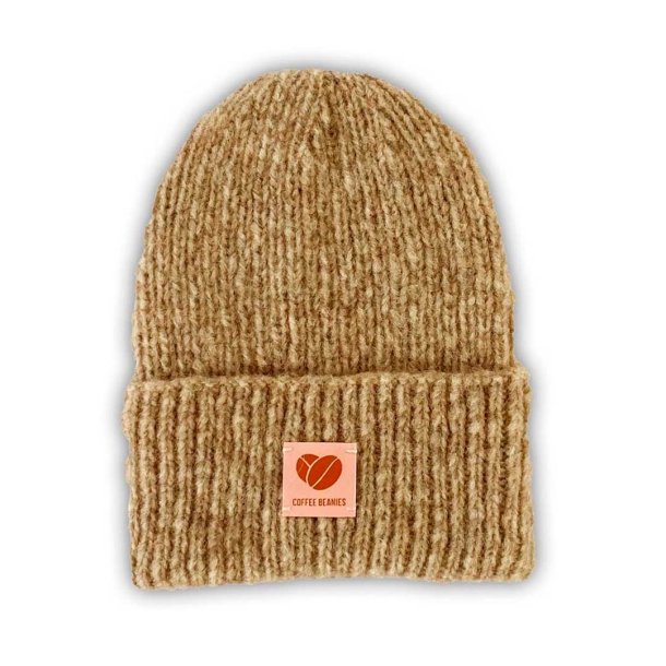 Coffee Beanies strikhue - sandy