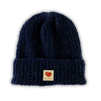 Coffee Beanies strikhue - dark blue