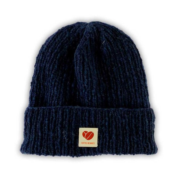Coffee Beanies strikhue - dark blue