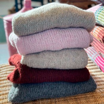 Coffee Beanies Ida sweater - dark grey