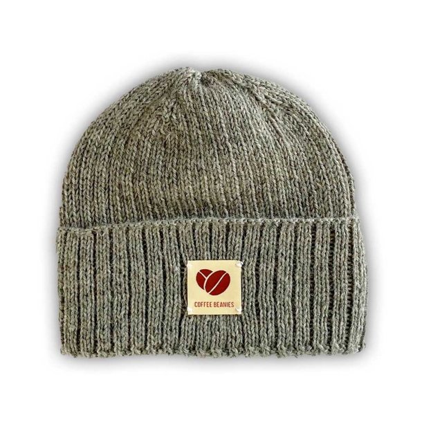 Coffee Beanies strikhue short - light grey