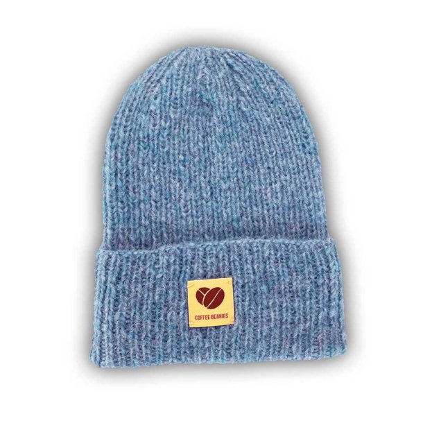 Coffee Beanies strikhue - pei blue