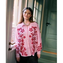 Sissel Edelbo Cora shirt - Red Flower
