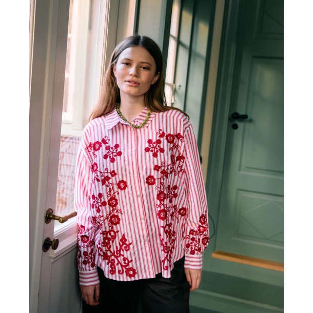 Sissel Edelbo Cora shirt - Red Flower