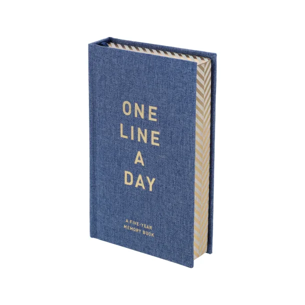 Dagbog - One line a day - denim