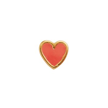 Stine A �rering - Petit love heart coral