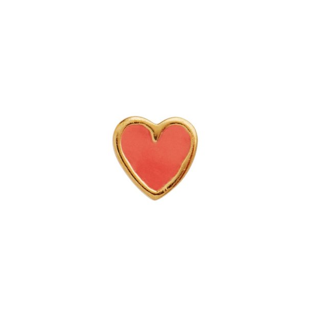 Stine A �rering - Petit love heart coral
