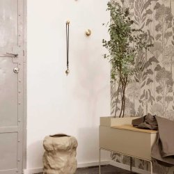 Ferm Living hook Chanterelle - messing