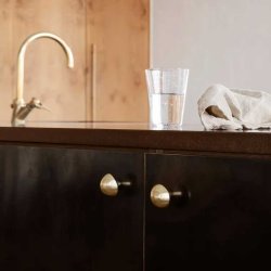 Ferm Living hook mushroom - messing