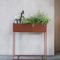 Ferm Living plant box - warm grey