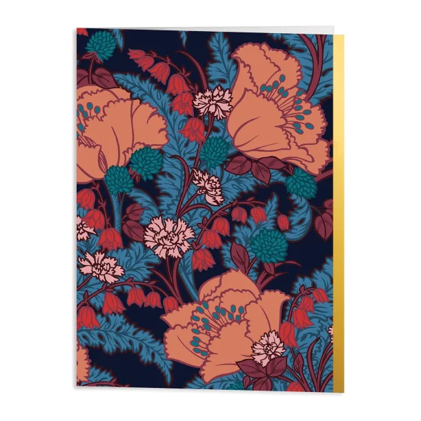 Gaveske med 16 kort og kuverter - Liberty Floral
