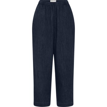 Frau Melbourne denim long pants - dark blue denim