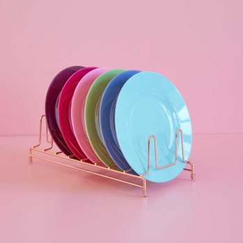 Rice melamin frokosttallerken elegant - 6 stk