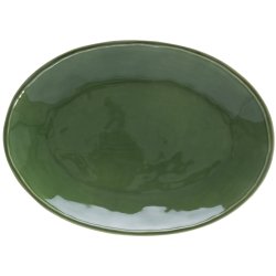 Fontana serveringsfad ovalt L 40cm - forest green