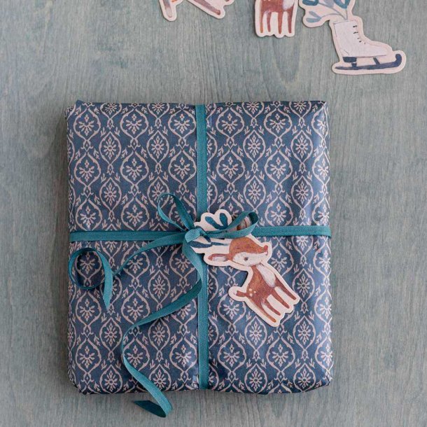 Maileg gavebnd ultra blue - 25 meter