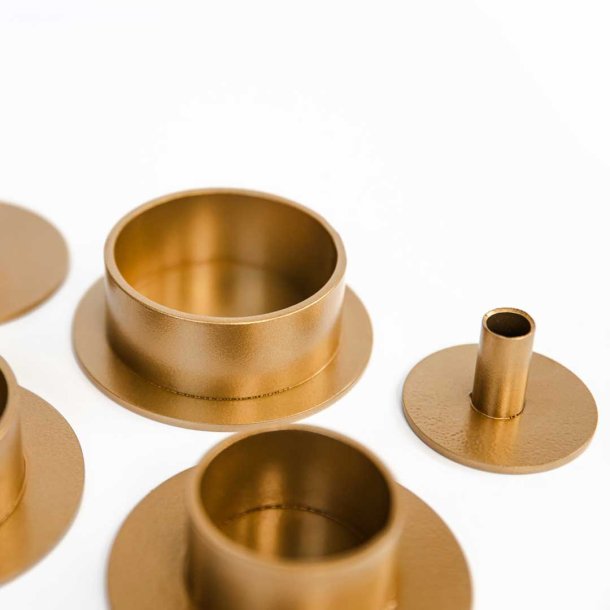 Circle stage til sm� lys �1,3 cm - gold