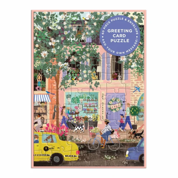 Greeting Card puslespil - Streets of NY