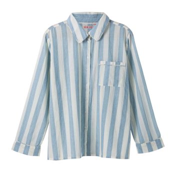 Habiba Capri skjorte - blue moon