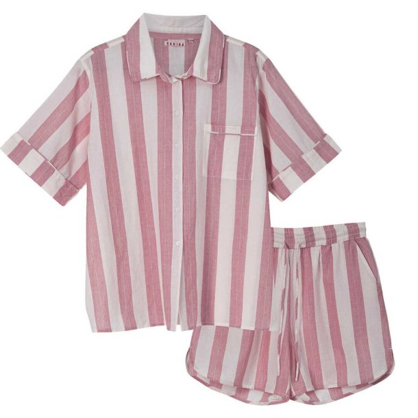 Habiba pyjamas safari pin stripe - kiss