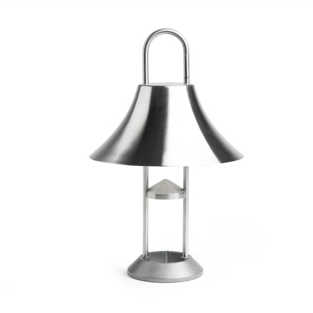 Hay Mousqueton portable udendrslampe - brushed stainless steel