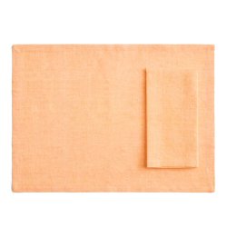 HAY servietter/dkkeservietter Tavolo hr/bomuld 4 stk - Soft Orange