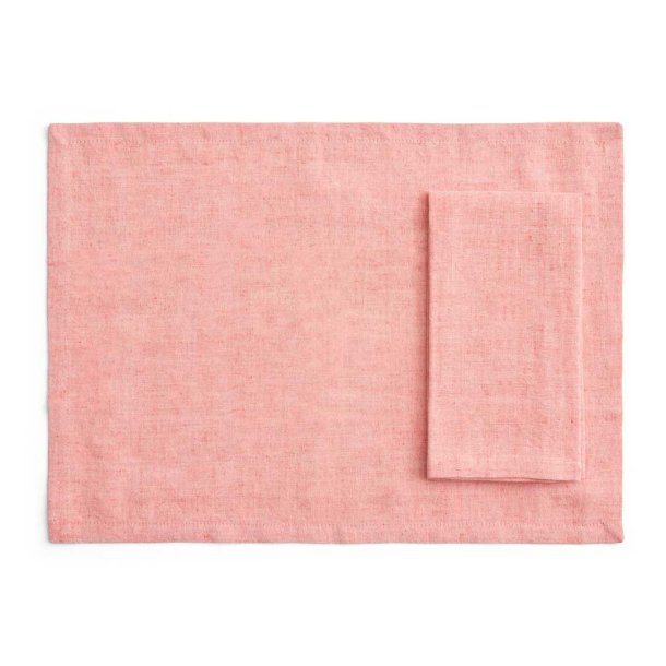 HAY servietter/dkkeservietter Tavolo hr/bomuld 4 stk - Soft Coral