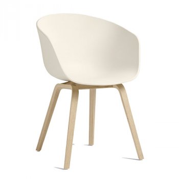 HAY About A Chair - cream white/oak