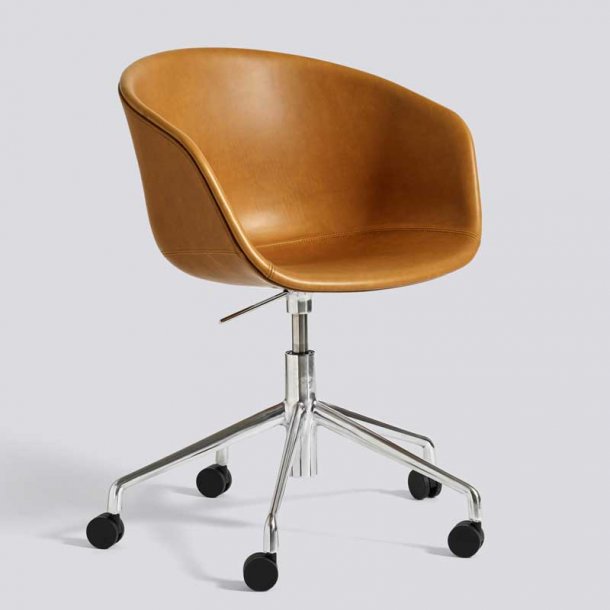 HAY kontorstol AAC53 Swivel - Sense leather cognac