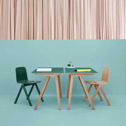 HAY skrivebord CPH 90 - offwhite lino/egetr