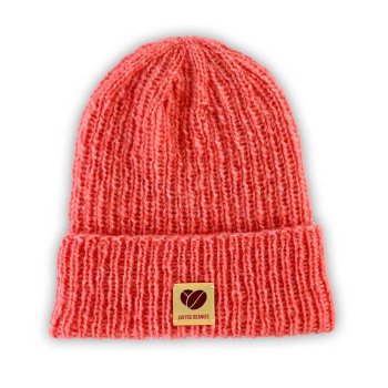 Coffee Beanies strikhue - pink