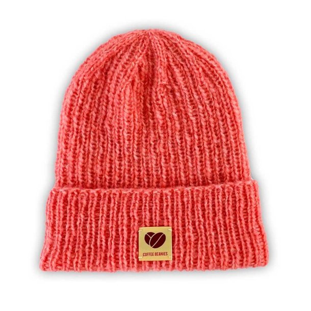 Coffee Beanies strikhue - pink