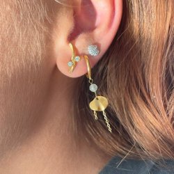 Stine A rering silver - Tres Petit Vintage Shell Single