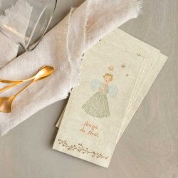 Maileg juleservietter juleengel bl - small