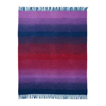 Klippan plaid Maxjenny Aurora 130 x 200 cm - purple blue