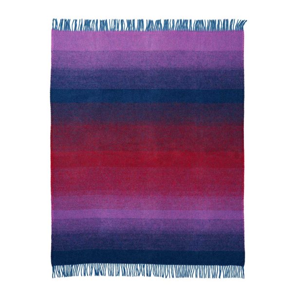 Klippan plaid Maxjenny Aurora 130 x 200 cm - purple blue