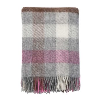 Klippan Gotland plaid 130 x 200 cm - Multi Pink