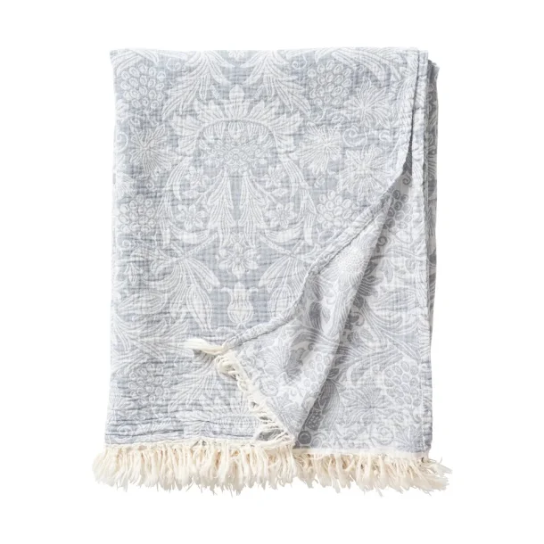 Klippan plaid William Morris - Sunflower denim