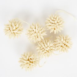 Julepynt i �ske - 6 stk snefnug